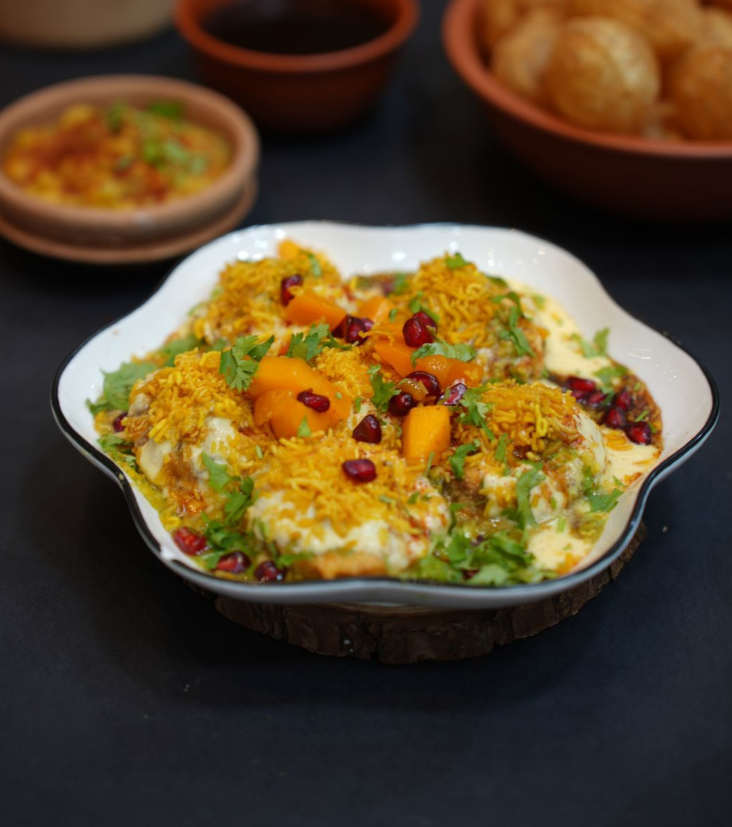 mango dahi puri