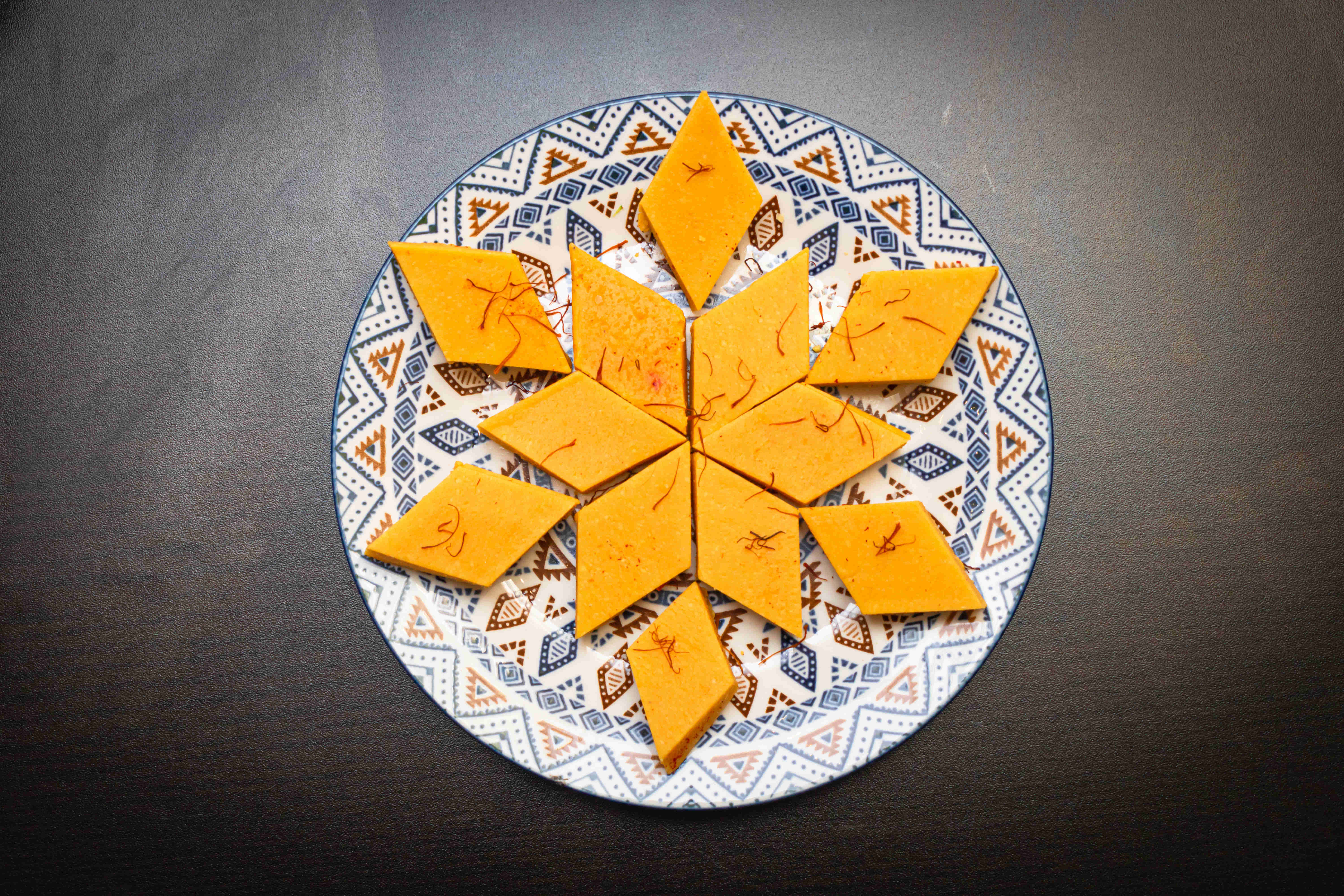 Kesar kaju katli